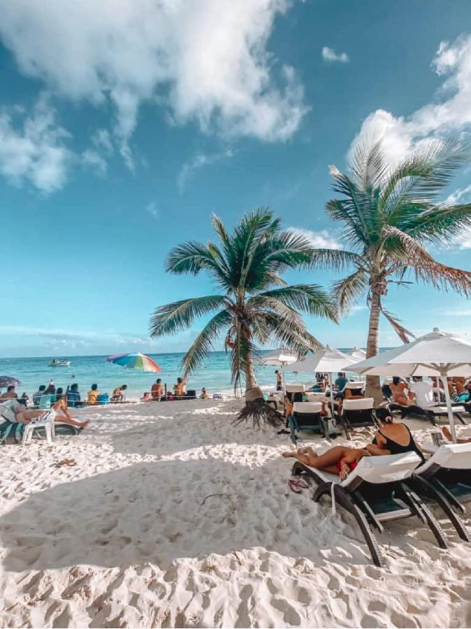 Papagayo Hotel Boutique Playa del Carmen Eksteriør bilde Beach in Cancun