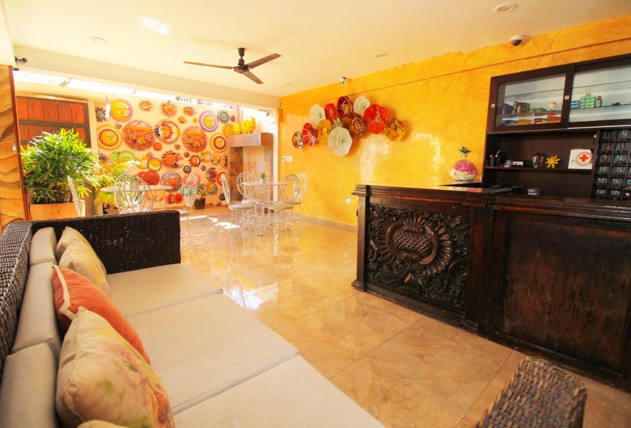 Papagayo Hotel Boutique Playa del Carmen Eksteriør bilde Reception